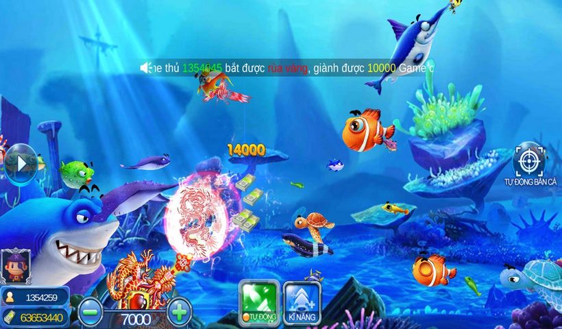 Luật lệ triển khai game săn cá